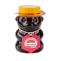 Мёд алтайский гречишный п/ст Мишки 350 гр 