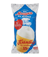 Мороженое Мишка на полюсе пломбир ванильный с глазурью ваф.стакан 100гр