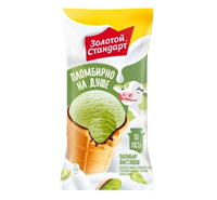 Мороженое Золотой стандарт Фисташка стакан 80гр 