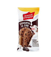 Мороженое Золотой Стандарт Брауни стакан 86гр 