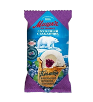 Мороженое Мишка на полюсе Карельская Черника-голубика стакан 70гр
