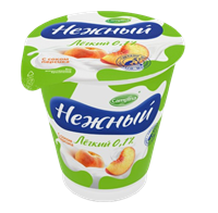 Campina Нежный 320гр жир 0,1% с соком Персика