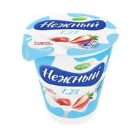 Campina Нежный 320гр жир 1,2% Клубника
