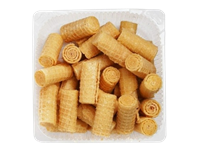 Рулетики вафельные со вкусом сгущённого молока