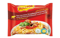Лапша Роллтон с говядиной острая 85гр пакет