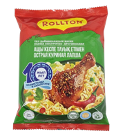 Лапша Роллтон куриная острая пакет 85гр 