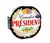 Сыр мягкий President с белой плесенью Камамбер 125гр