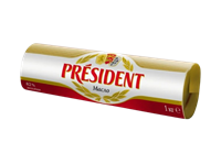 Масло сливочное President ролл 82% 1кг