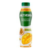Йогурт питьевой Активиа Манго-Маракуя 650гр 