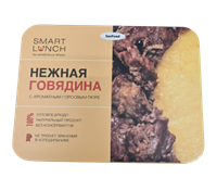 Нежная говядина с гороховым пюре Sau Food SMART LUNCH 300гр