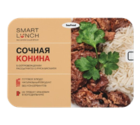 Сочная конина с рисом Басмати Sau Food SMART LUNCH 300гр