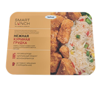 Нежная куриная грудка Карри с рисом Басмати Sau Food SMART LUNCH 300гр