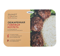 Котлета говяжья обж. с рисом Sau Food SMART LUNCH 300гр