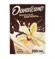 Молочный коктейль Danone Даниссимо со вкусом ванили 200мл