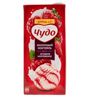 Молочный Коктейль Чудо 2% Ягодное Мороженое 0,960 л.