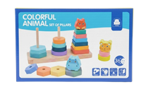 Пирамида Ban Tong Nian Colorul Animal 3х/дерев 36+