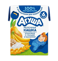 Каша Агуша молочная злаки-груша-банан 200 гр