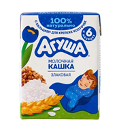 Каша Агуша молочная со злаками 200 гр