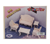 Конструктор Woodcraft Гостинная/Кухня G-P008