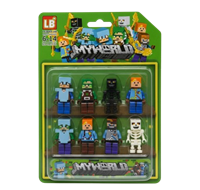 Конструктор Myworld Фигуры Майнкрафт LB 1121, 6-14л
