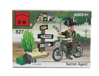 Конструктор Brick Secret Agent, 827,  20шт, 6+ 