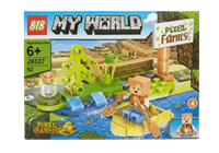 Конструктор 818 My World Pixel Farms Майнкрафт, JX027, 6+