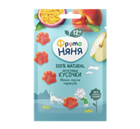 Фруктовые кусочки Фруто-Няня яблоко персик маракуйя 15гр