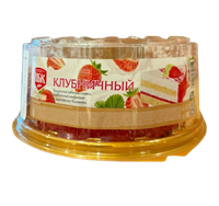 Торт Йогуртовый с клубникой 650гр