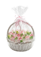 Зефир Тюльпаны в корзине 14950