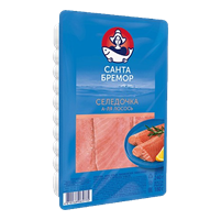 Филе сельди Санта Бремор А-ля лосось слобосоленое в масле 240гр