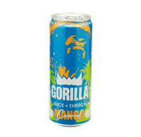 Энергетический напиток Gorilla Манго Кокос в банке 0,25л