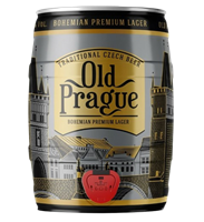 Пиво Old Prague Bohemian Premium Lager, 5,3% Германия ж/б 5л 