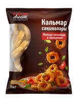 Кальмар кольца в панировке Fish Dream с/м 1кг