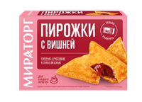 Пирожки Мираторг хрустящие с вишней 200гр 