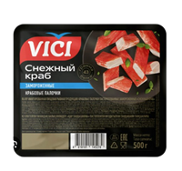 Крабовые палочки VICI снежный краб 500гр 