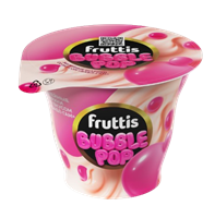Йогурт Fruttis Бабл-Гам с желе шариками 4,4% 180гр