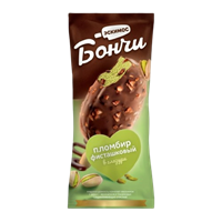 Мороженое Бончи пломбир фисташковый с фундуком 65гр 