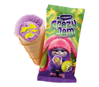 Мороженое CRAZY JAM Кислый удар в стакане 75гр