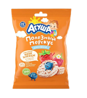 Агуша Хлебцы рисовые ягодное ассорти 0,2% 30 гр