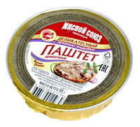 Паштет деликатесный из печени индейки 95гр