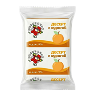 Десерт Снеговичок творожный с курагой 90гр