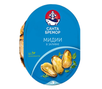 Мидии Санта Бремор в заливке 180гр