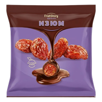 Драже Изюм в темной шоколадной глазури 