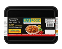 Острая KAZFOOD курица с гречкой 350гр