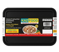 Каша KAZFOOD гречневая с курицей 350гр