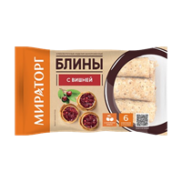 Блины Мираторг с вишней 360гр