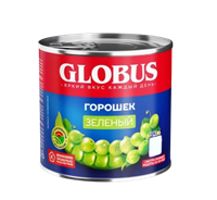 Горошек зеленый Globus 425мл