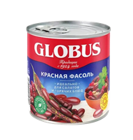 Красная Globus фасоль 425мл