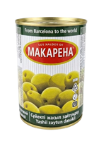 Оливки Makarena зеленые с косточкой 300мл