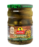 Огурчики Дядя Ваня соленые Рязанские 950гр